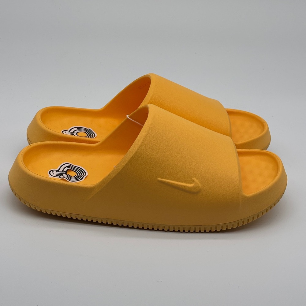 Nike Calm Slide 2.0 Shoes Mens Size 12 Topaz Gold Casual FD4116-700